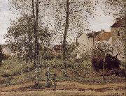 Camille Pissarro Road Vehe s peaceful autumn USA oil painting artist